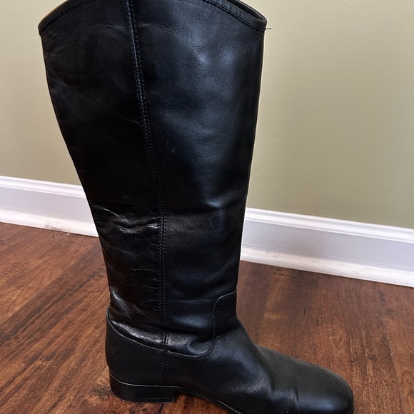 Women's Frye Melissa Button 2 Knee High Leather Boot - Picture 7 of 15